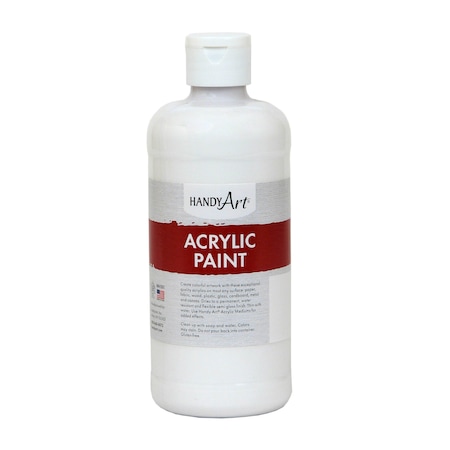 Handy Art Acrylic Paint 16 oz, Titan White, PK3 101-000